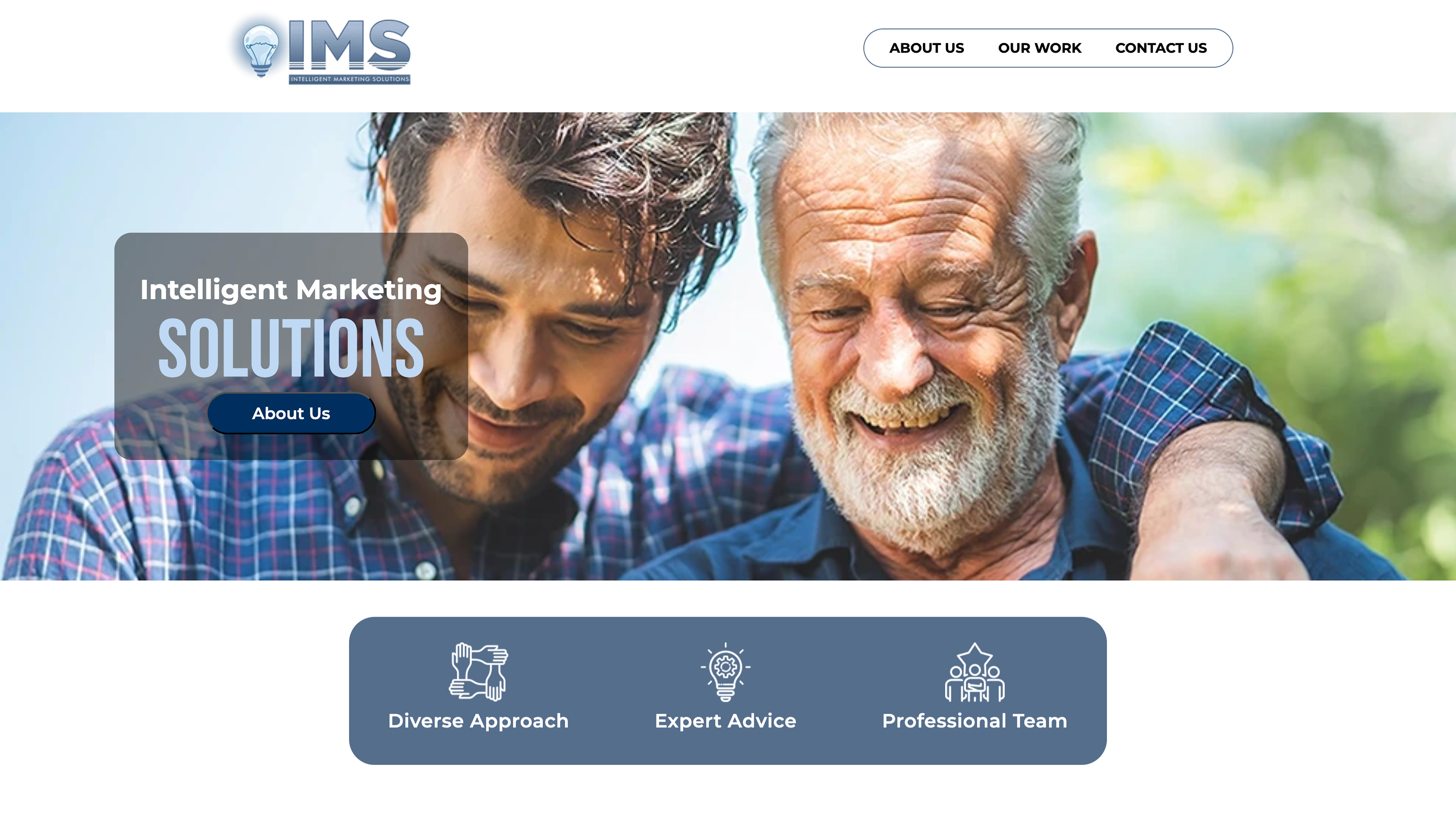 senior marketing website